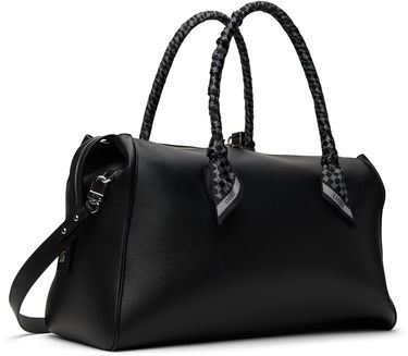 Cestovná taška AMIRI AMIRI Pebbled Leather Weekender Duffle Bag Čierna | AMBGTH1007, 2