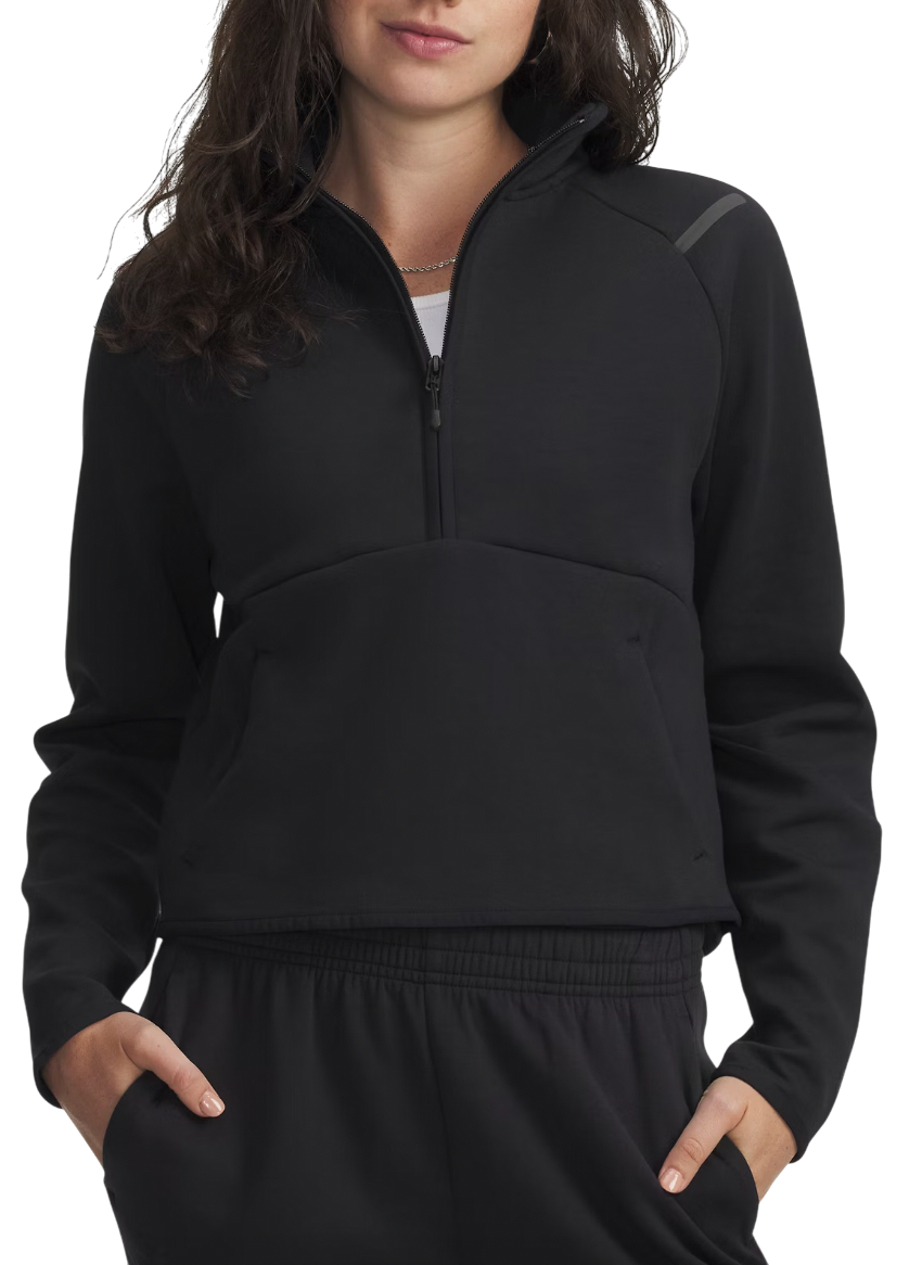 Mikina Under Armour Unstoppable Fleece ½ Zip Čierna | 6003671-005, 0