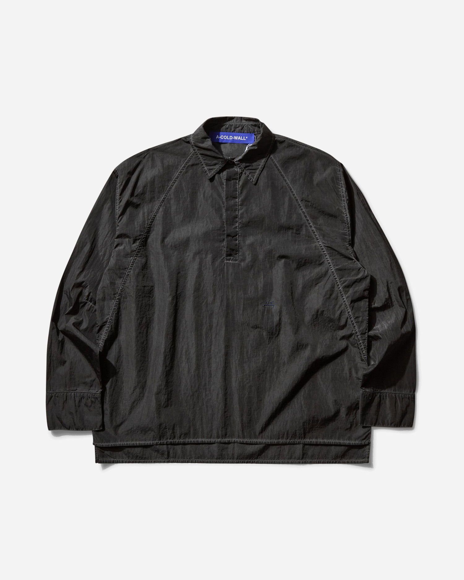 Košeľa A-COLD-WALL* A-COLD-WALL* Millbank Longsleeve Polo Čierna | ACWMSH161 BLK, 0