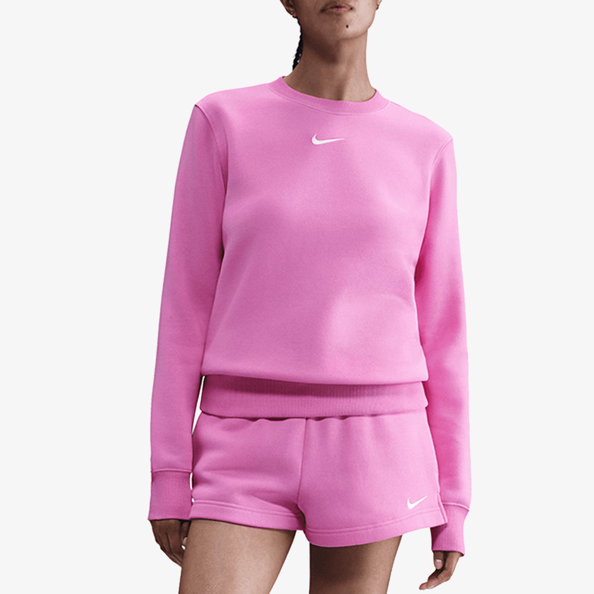 Mikina Nike Phoenix Fleece Standard Crew Sweatshirt Ružová | DQ5751-675, 1
