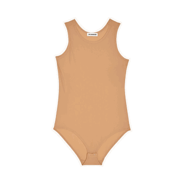 Body Jil Sander Round Neck Bodysuit Béžová | JSCR705051 WR477108 265, 0