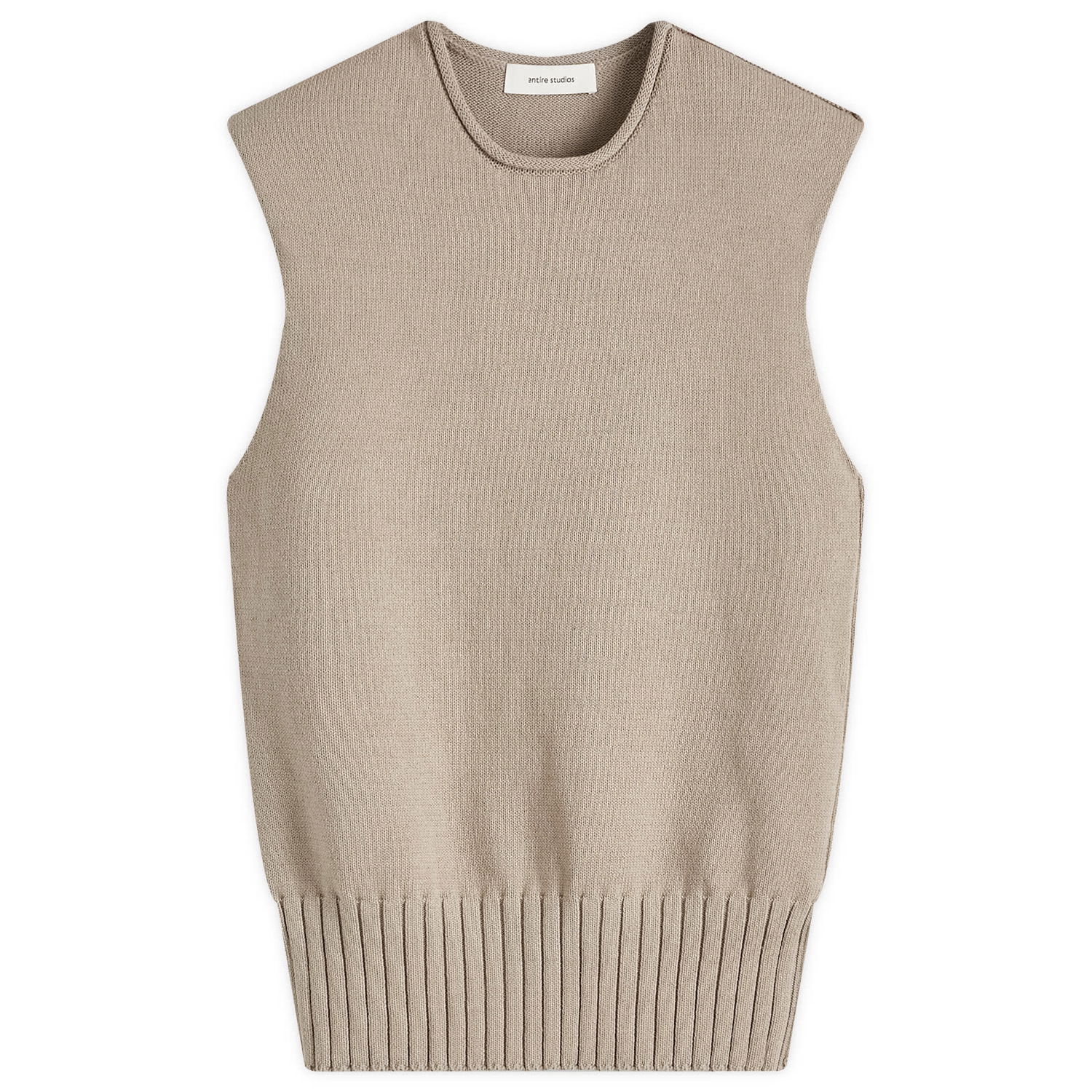 Sveter Entire Studios Entire Studios Burns Knit Vest Béžová | ES2714MG, 0