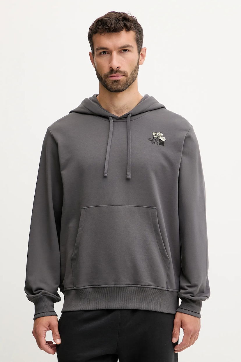 Mikina The North Face Flowe Dome Graphic Hoodie Šedá | NF0A8EGZRHI1
