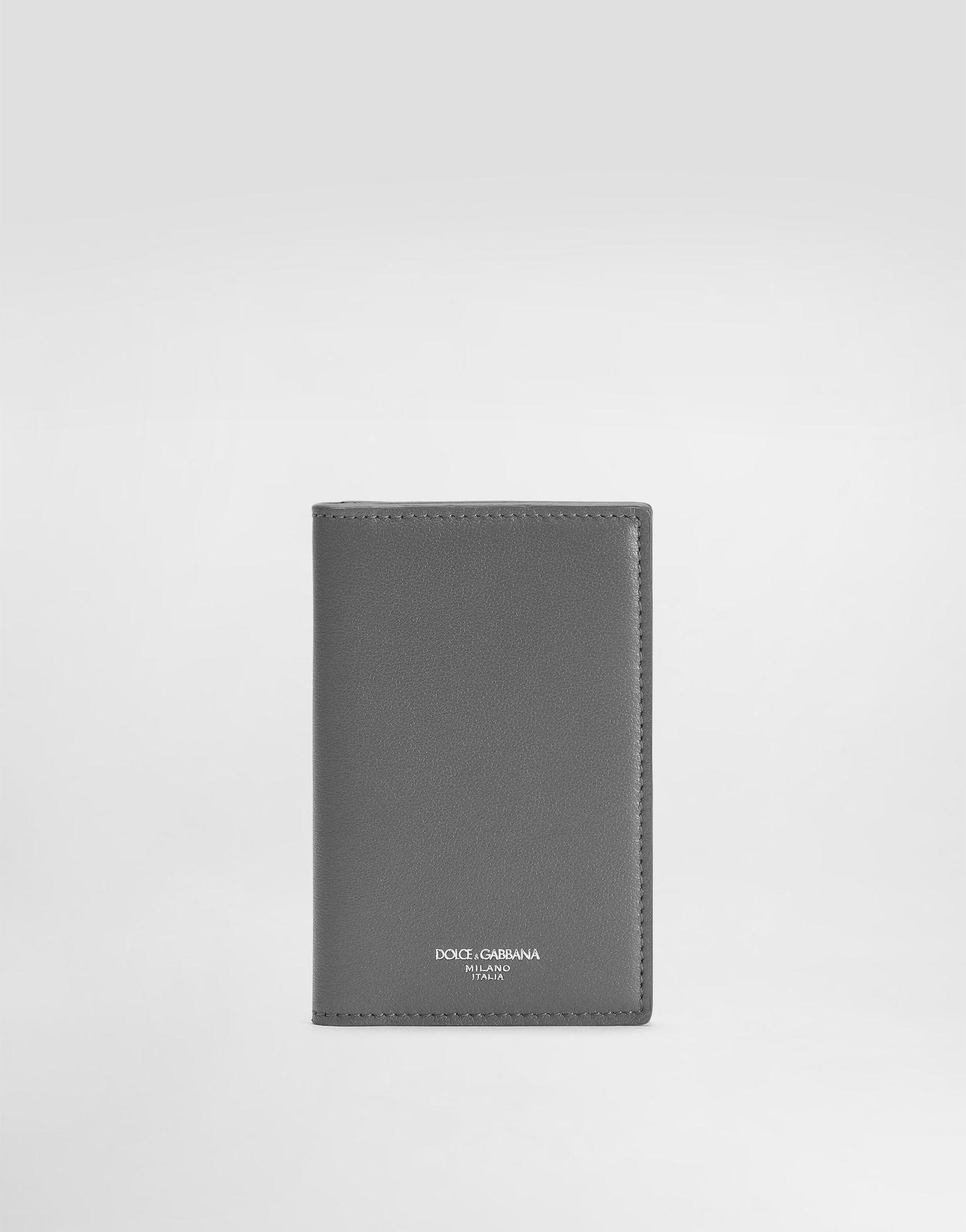 Peňaženka Dolce & Gabbana Dolce & Gabbana Dauphine Calfskin Card Holder Šedá | BP3323AV95680730, 1