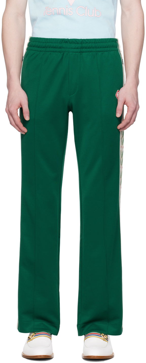 Tepláky Casablanca Laurel Sweatpants Zelené | MPS24-JTR-139-01, 0
