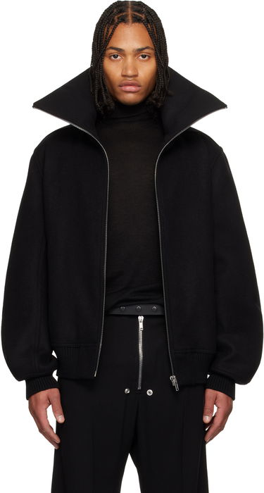 Bomber bunda Rick Owens Concordians Blixa Dracucollar Jacket Čierna | RR02E1710 WSF, 0