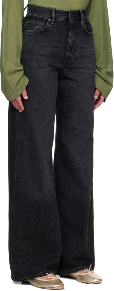 Džínsy Acne Studios Relaxed-Fit Jeans Čierna | A00463-, 1