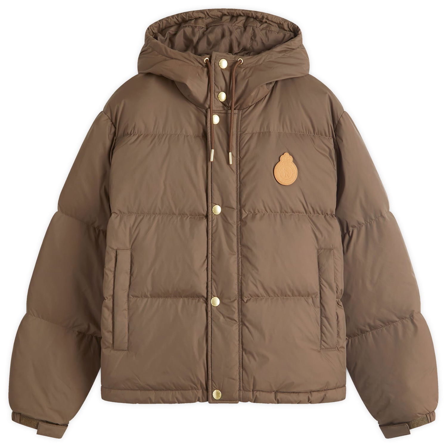 Prešívaná bunda Sporty & Rich Crown Puffer Jacket Hnedá | OW020512202BR03-CHOC, 0