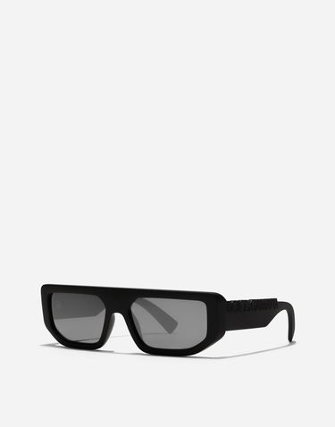 Slnečné okuliare Dolce & Gabbana Dg Logo Rectangular Sunglasses Čierna | VG6203VN56G9V000, 1