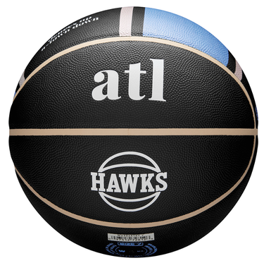 Športový doplnok Wilson Tennis 2023 NBA Team City Collection Atlanta Hawks Basketball Čierna | WZ4024101ID7, 0