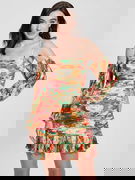 Floral Print Mini Dress