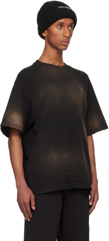 Tričko We11done We11done Standard Logo Washed T-Shirt Čierna | WD-TT3-24-726-U-BK, 1