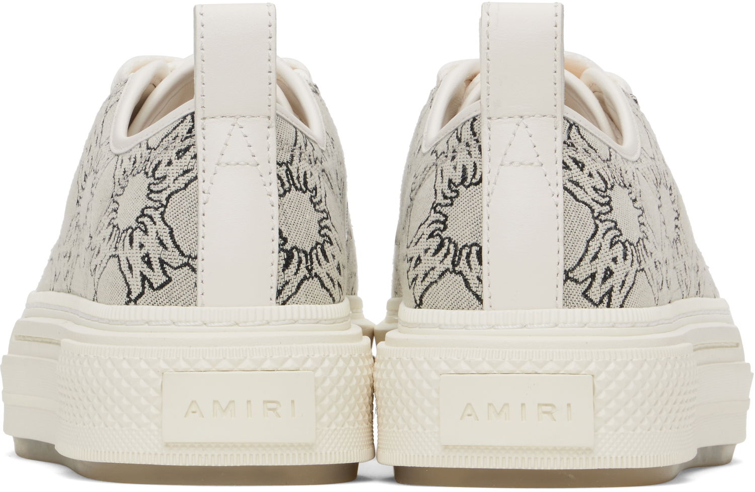 Oblečenie AMIRI AMIRI MA Quad Jacquard Court Low Biela | AWFOSR1094, 1