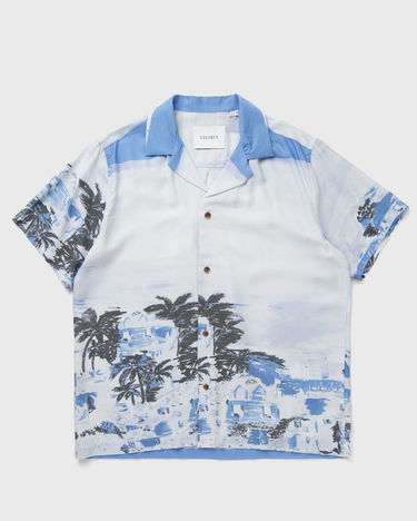 Košeľa Les Deux Coastal AOP SS Shirt Modrá | LDM401079-474474, 2