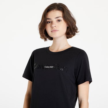 Pyžamo CALVIN KLEIN Embossed Icon Lounge Nightshirt Čierna | QS6896E UB1, 3