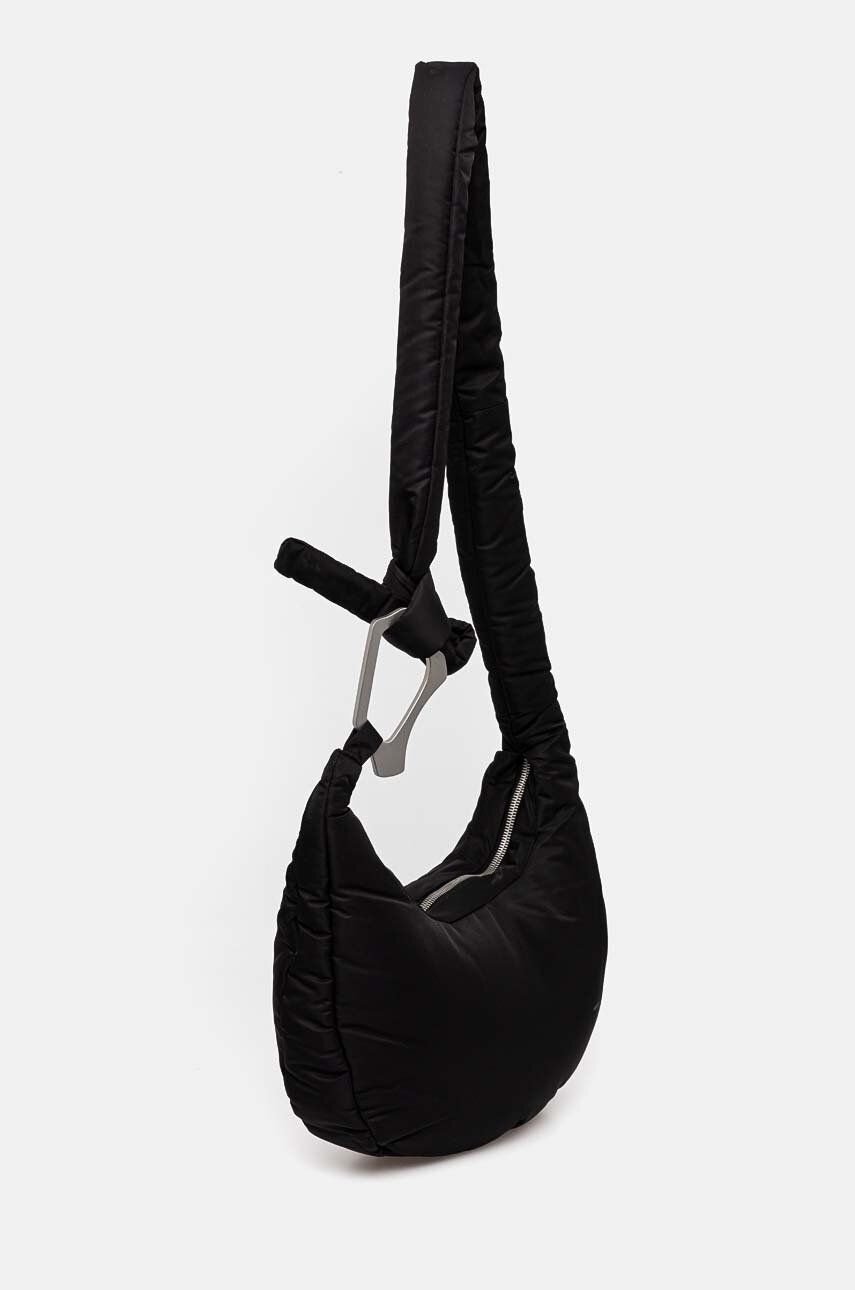 Black Padded Shoulder Bag