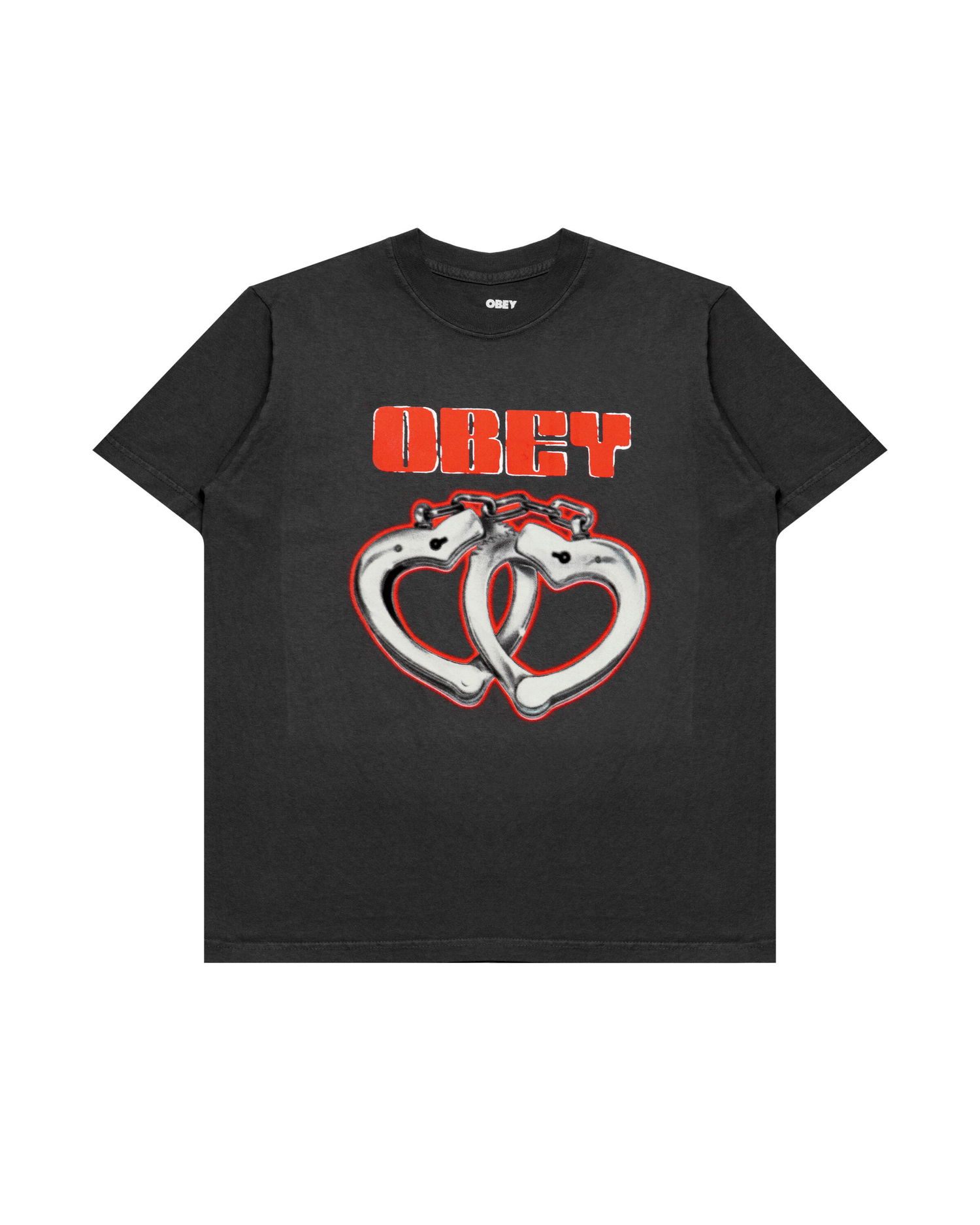 Tričko OBEY CUFFS T-Shirt Čierna | 167924209-DBA, 0