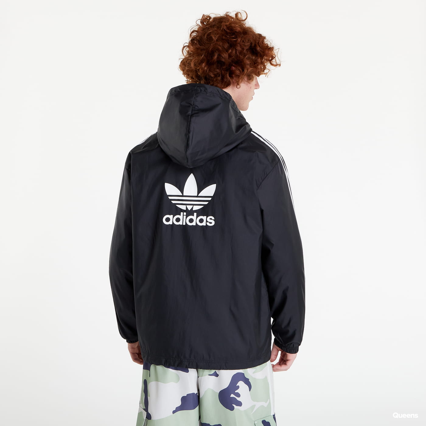 Vetrovka adidas Originals Adicolor 3-Stripes Čierna | HB9489, 1