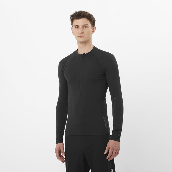 Mikina Salomon Salomon S/Lab Ultra Seamless Long Sleeve Top Čierna | LC2485300, 0