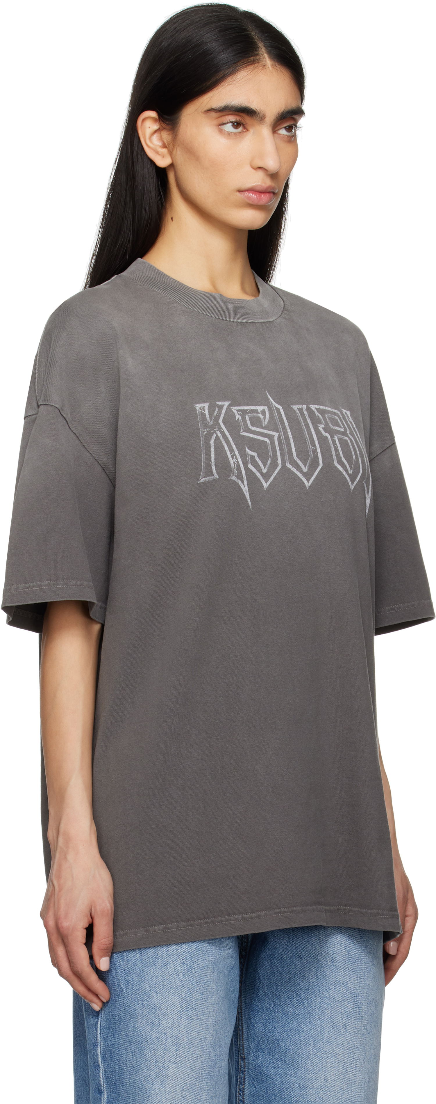 Tričko Ksubi Ksubi Kingdom Boyfriend T-Shirt Šedá | WSP25TE008, 1