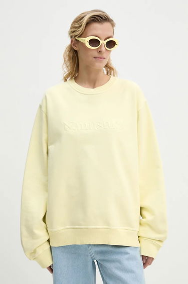 Mikina Nanushka REMY Oversized Sweatshirt Žltá | NU24PFSH03411, 0