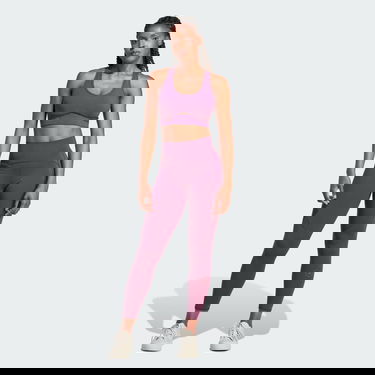 Podprsenka adidas Performance by Stella McCartney TrueStrength Medium-Support Bra Fialová | IK9087, 4