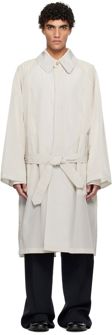 Trenčkot HED MAYNER Hed Mayner Crinkled Trench Coat Béžová | HMMC10054AHC156, 0