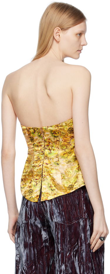 Tielko Collina Strada Collina Strada Rattle Corset Top Žltá | XX3278, 2