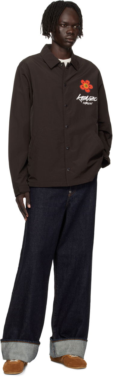 Bunda KENZO Kenzo Paris Futura 2000 Edition Coach Jacket Hnedá | FF65BL0619NT, 3