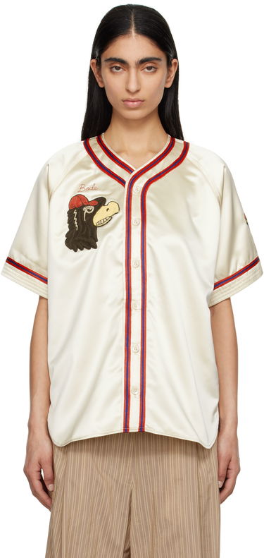 Dres Bode Bode Redtail Baseball Shirt Béžová | MRS25SH023, 0