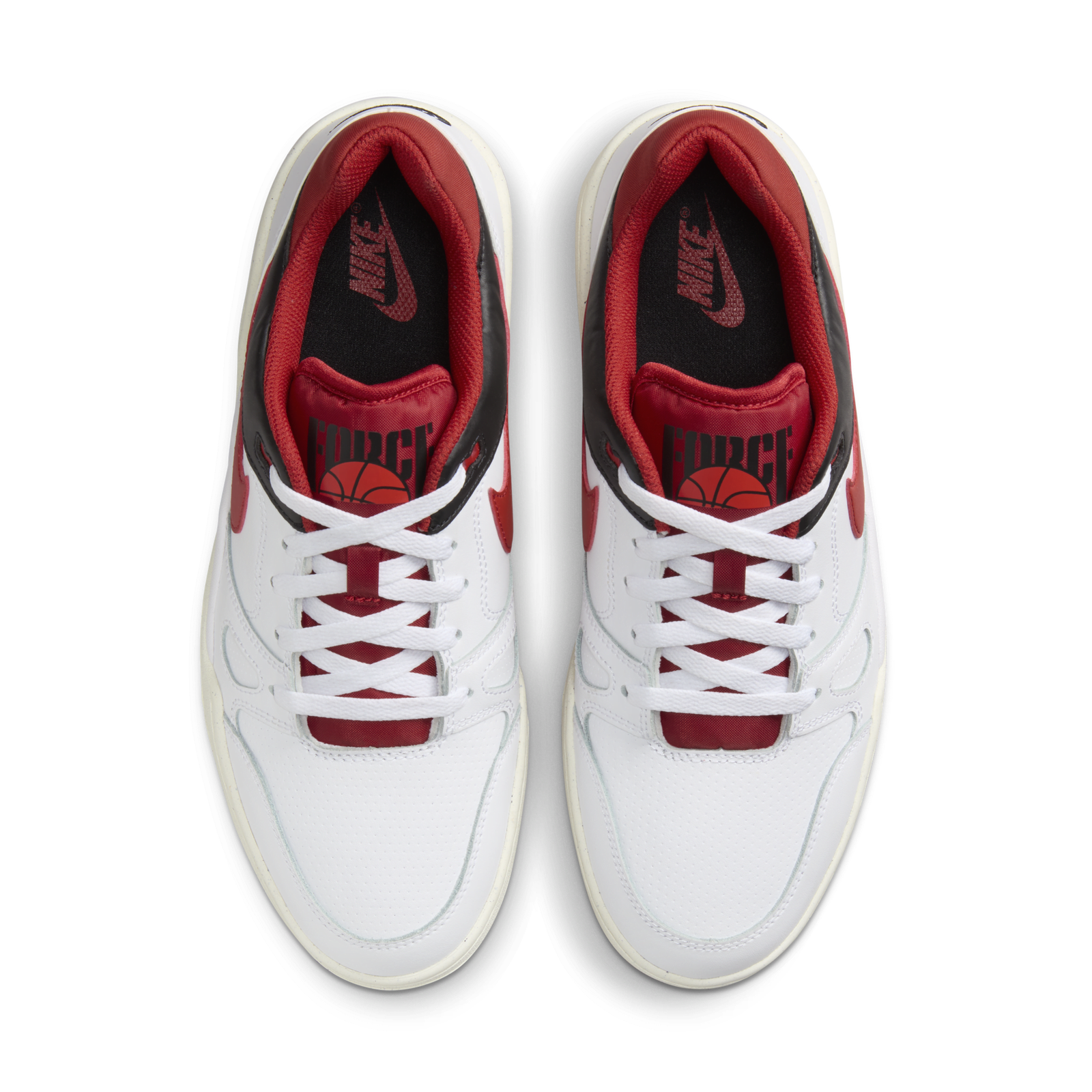 Full Force Low White Red Black