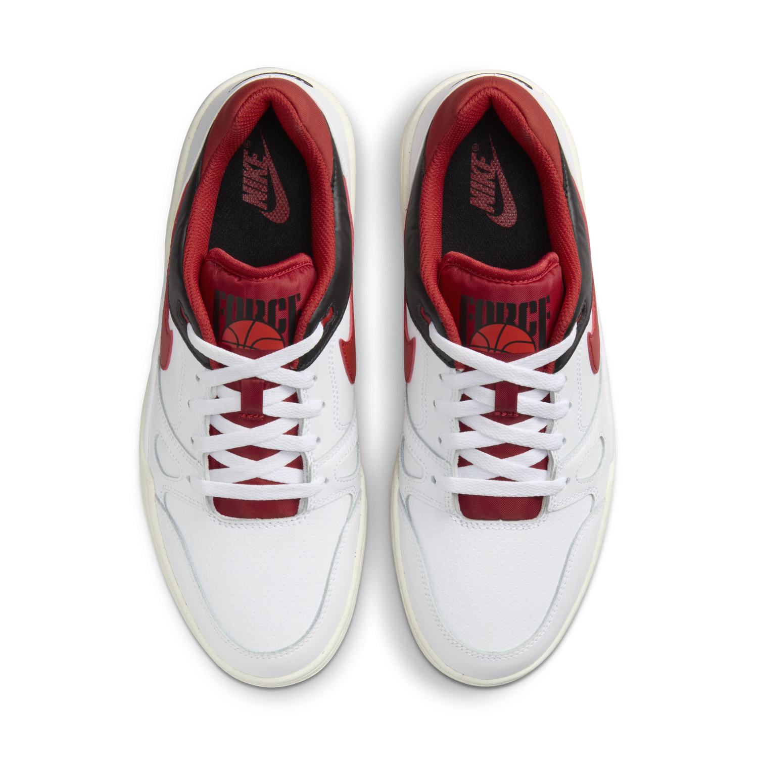 Tenisky a topánky Nike Full Force Low White Red Black Biela | FB1362-102, 1
