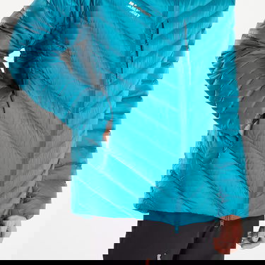 Prešívaná bunda Mammut Broad Peak IN Hooded Puffer Jacket Tyrkysová | 1013-02962 deep teal-black, 8