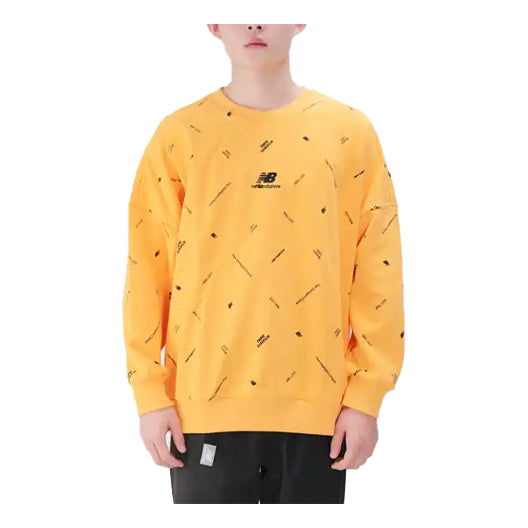 Mikina New Balance Men's Alphabet Full Print Pullover Žltá | AMT13387-HAB