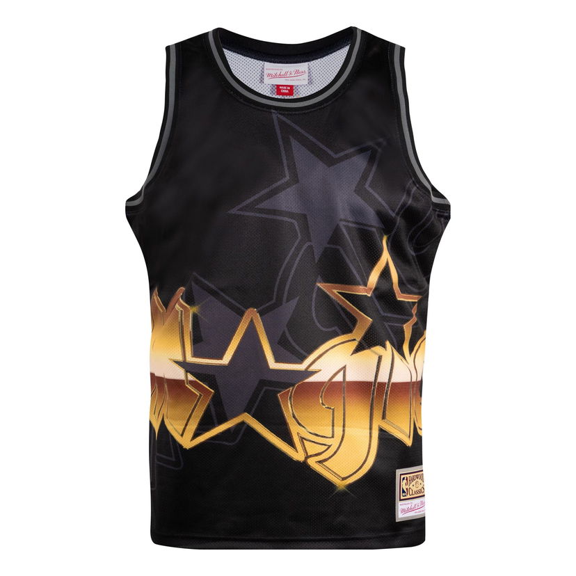 Tielko Mitchell & Ness NBA Orlando Magic Big Face 4.0 Fashion Tank Čierna | TMTK1258-OMAYYPPPBLCK