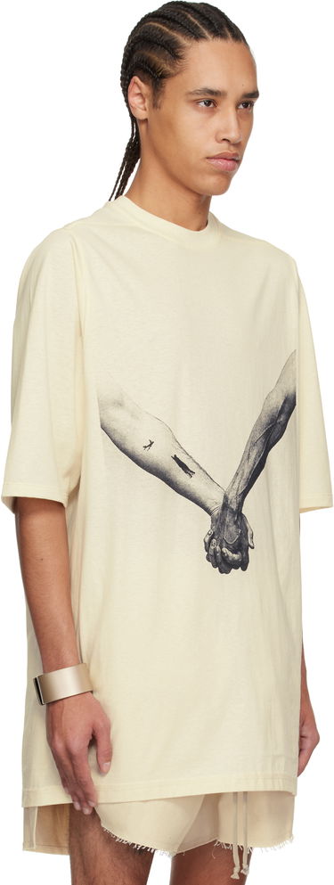 Tričko Rick Owens Rick Owens Hollywood Jumbo T-Shirt Béžová | RR01E5238 JNCP3, 1