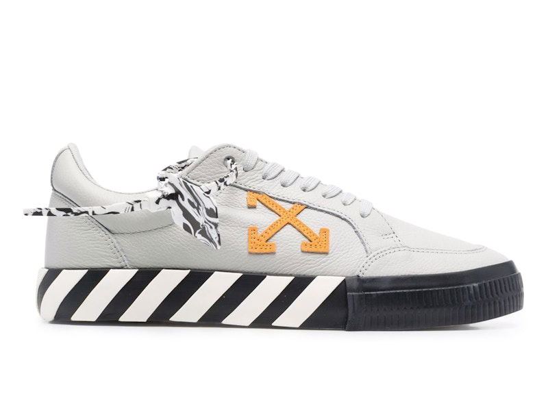 Tenisky a topánky Off-White Vulc Low Leather Light Grey Yellow Šedá | OMIA085F21LEA0060920, 0