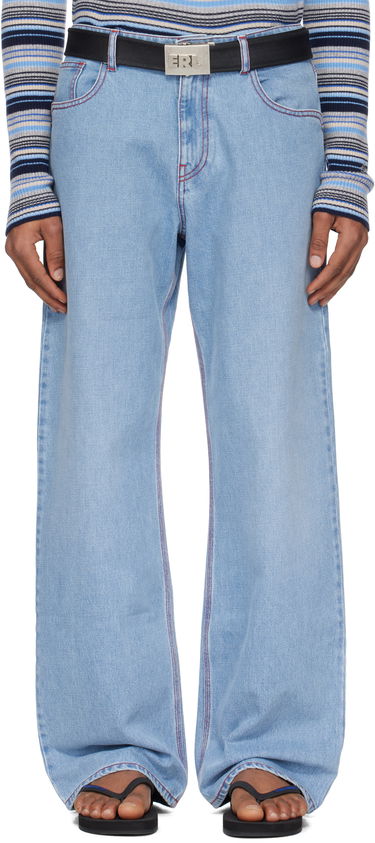 Džínsy ERL ERL Straight Venice Jeans Modrá | ERL10P012, 0