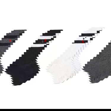 Ponožky Polo by Ralph Lauren Classic Stripe Sport Sock - 3 Pack Rôznofarebný | 449823360002, 0