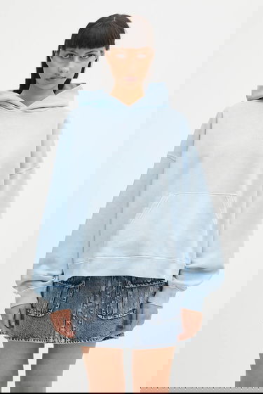 Mikina Carhartt WIP Benton Sweat Relaxed Fit Hooded Sweatshirt Modrá | I034512.2P5GD, 0