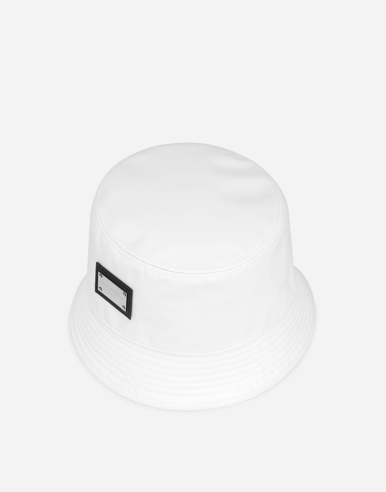 Klobúk Dolce & Gabbana Ala Chiusa Bucket Hat Biela | GH701AGF853W0800, 0