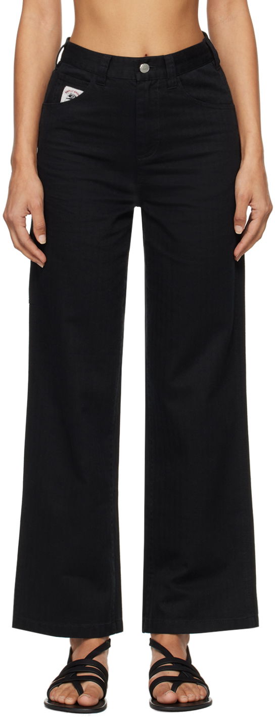 Nohavice Bode Knolly Brook Trousers Čierna | MRF24BT035, 0