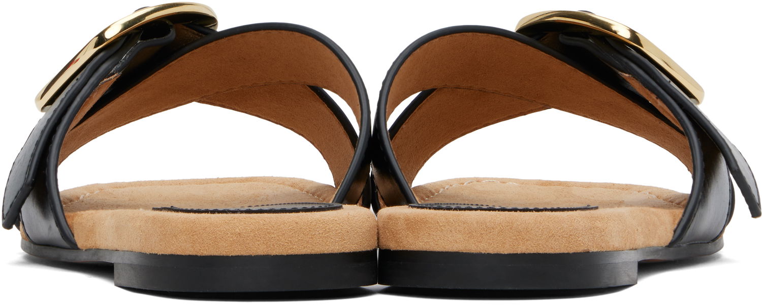 Doplnky Stella McCartney Stella McCartney Gaia Brushed Alter Mat Sandals Čierna | 810572W0U70, 1