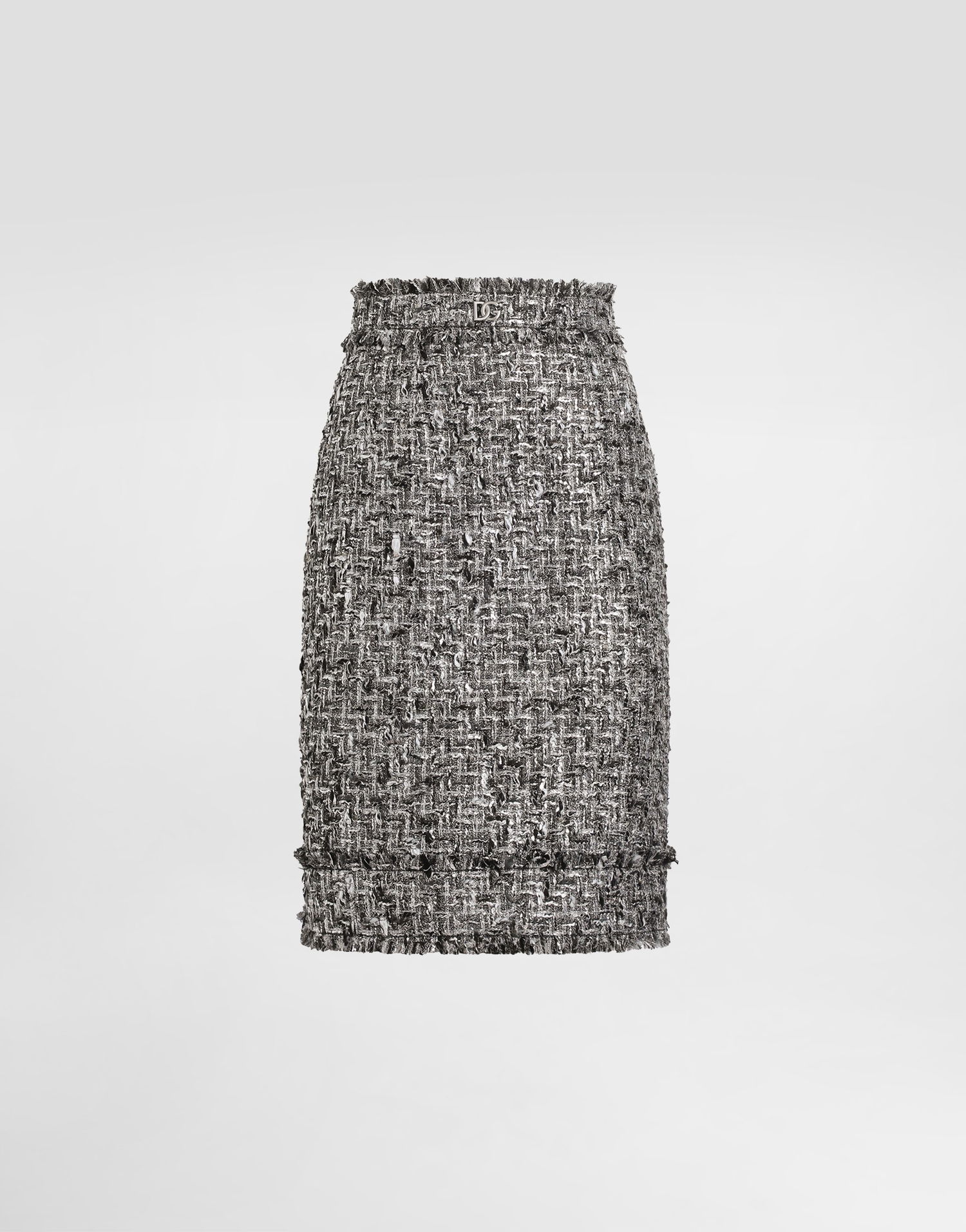Sukňa Dolce & Gabbana Tweed Midi Pencil Skirt Rôznofarebný | F4C09TFMMH7S8030, 0