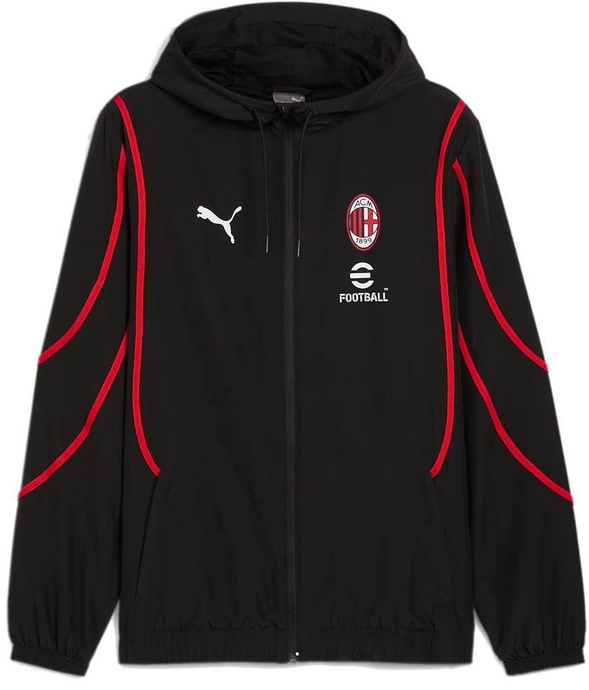 Bunda Puma AC Milan Prematch Woven Jacket Čierna | 777716-04