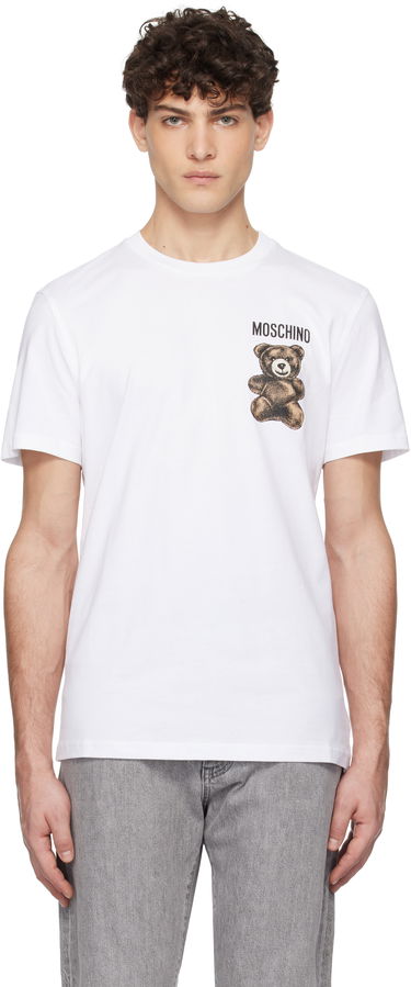 Tričko Moschino Moschino Little Teddy Bear T-Shirt Biela | 251ZZV071102411001, 0