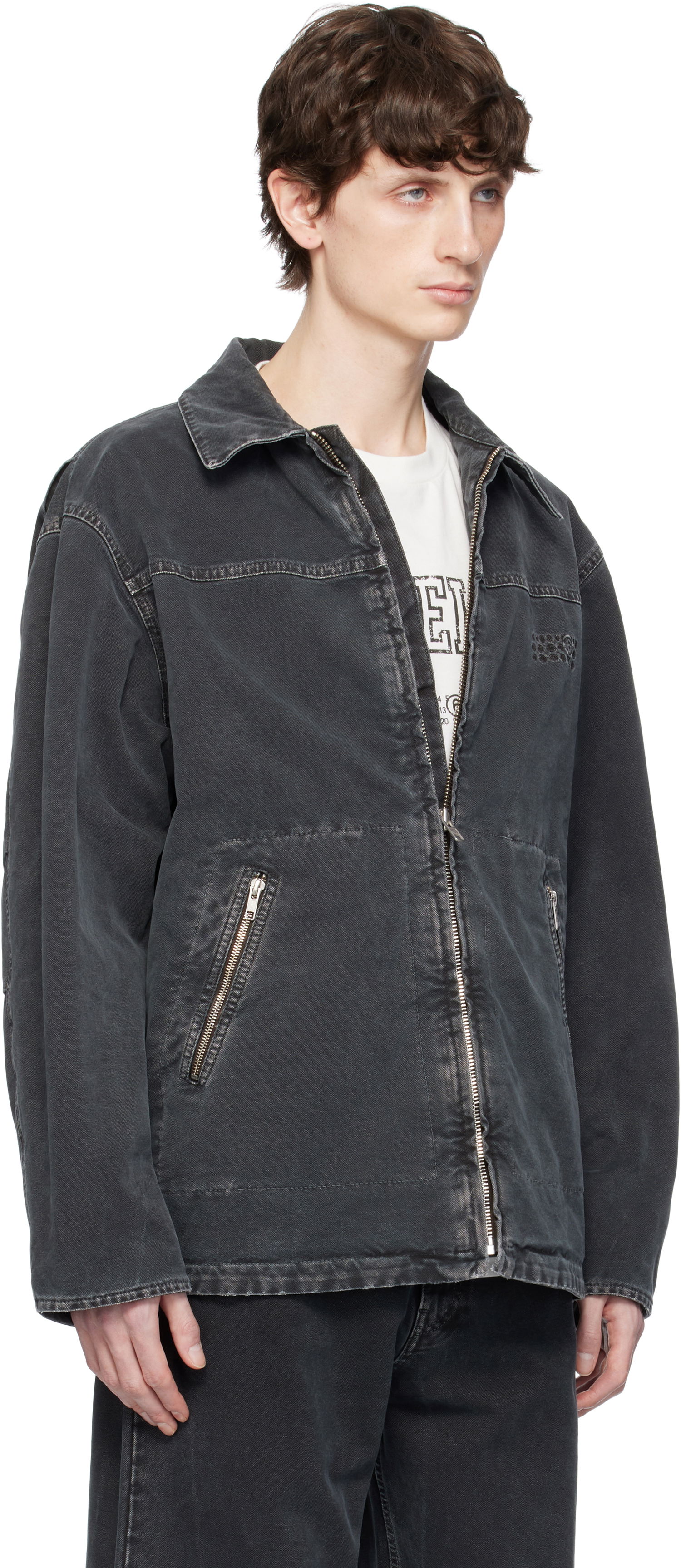 Bunda Maison Margiela MM6 Maison Margiela Sports Jacket Čierna | SH0AM0041 M35249, 1