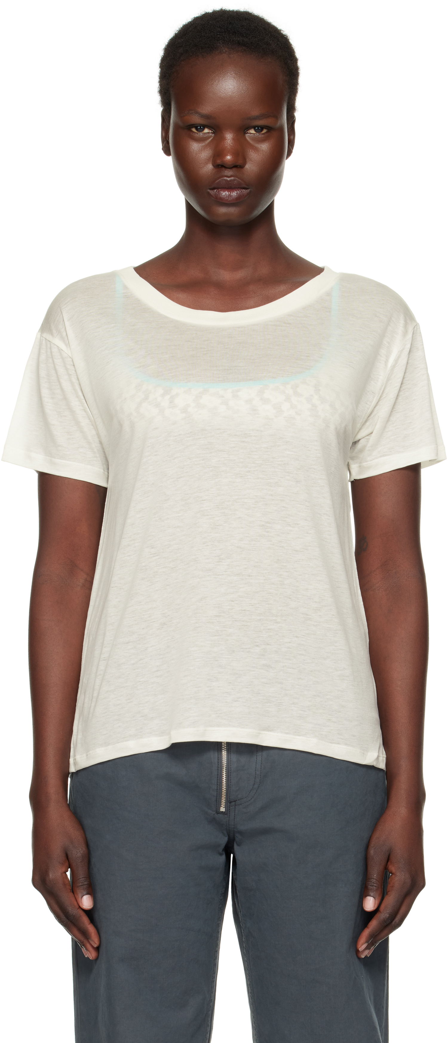 Tričko Baserange Loose Fit T-Shirt Biela | TOLO-BL-000, 0