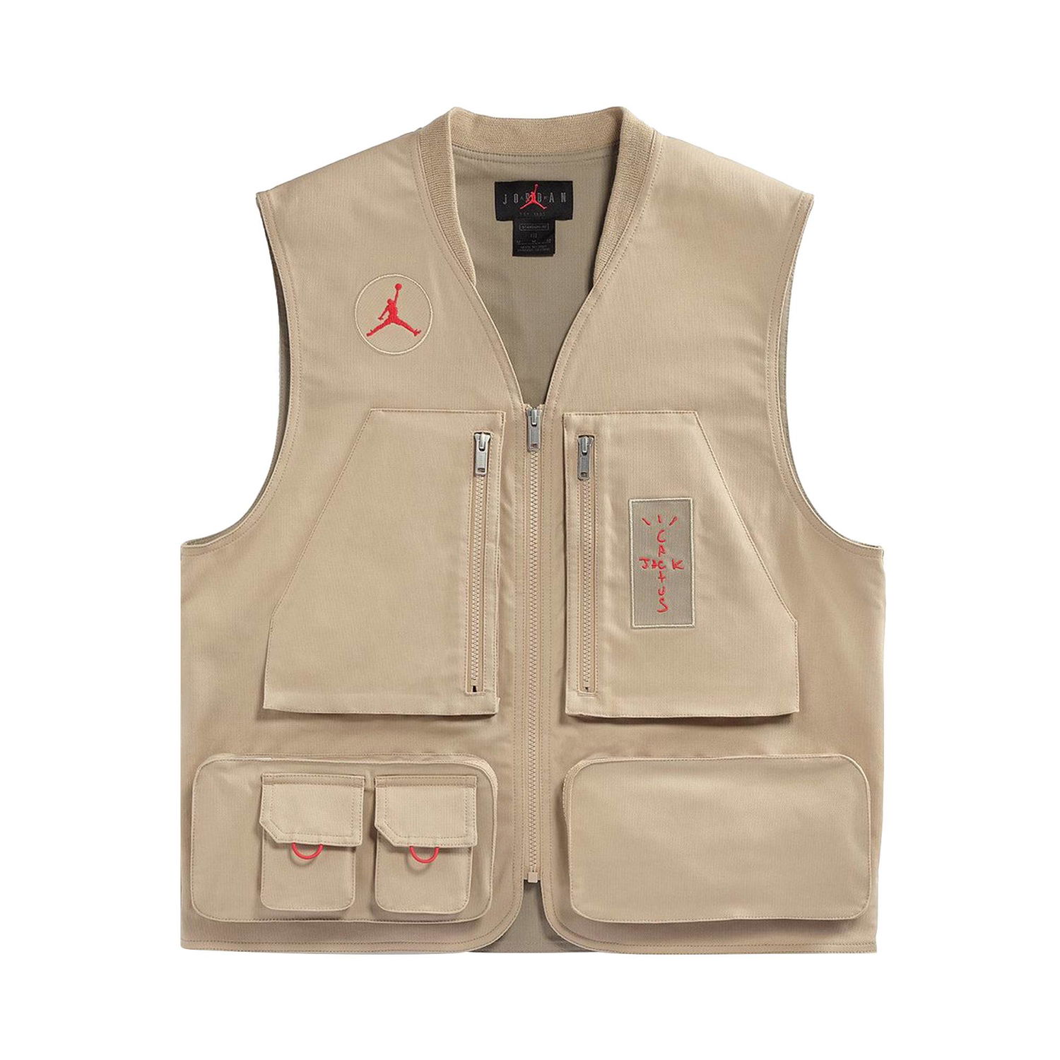 Vesta Cactus Jack by Travis Scott Jordan x Utility Vest Béžová | CW3169 201, 1