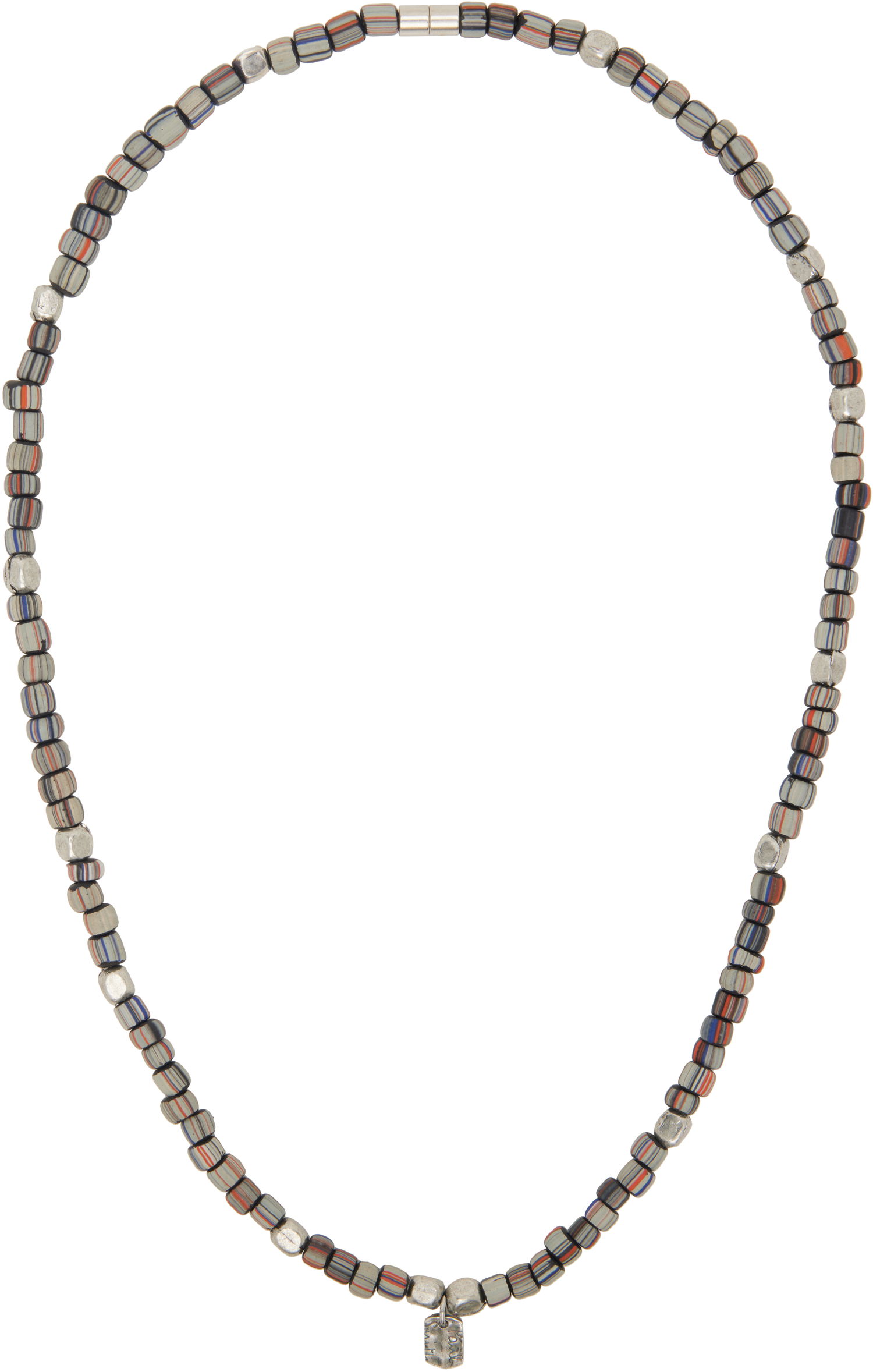 Náhrdelník Paul Smith Paul Smith Stripe Bead Necklace with Pendant Rôznofarebný | M1A-NECK-PSTRIP-92, 0